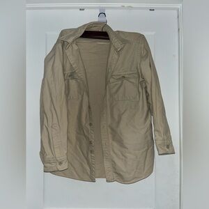 L.L.Bean Vintage Flannel Chamois Cloth Long Sleeve Shirt jacket